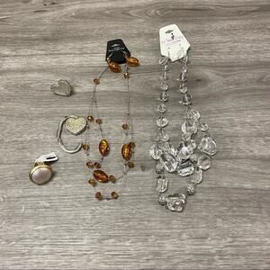 Necklace Ring and Purse Clip Jewelry Bundle